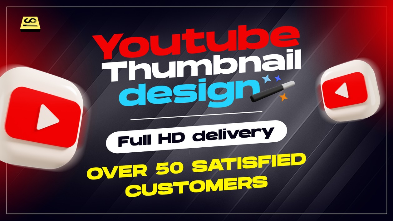 I will create your youtube thumbnail