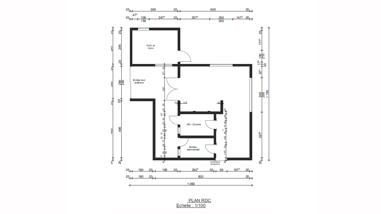 Je vais dessiner un plan de maison en 2D pour votre projet de