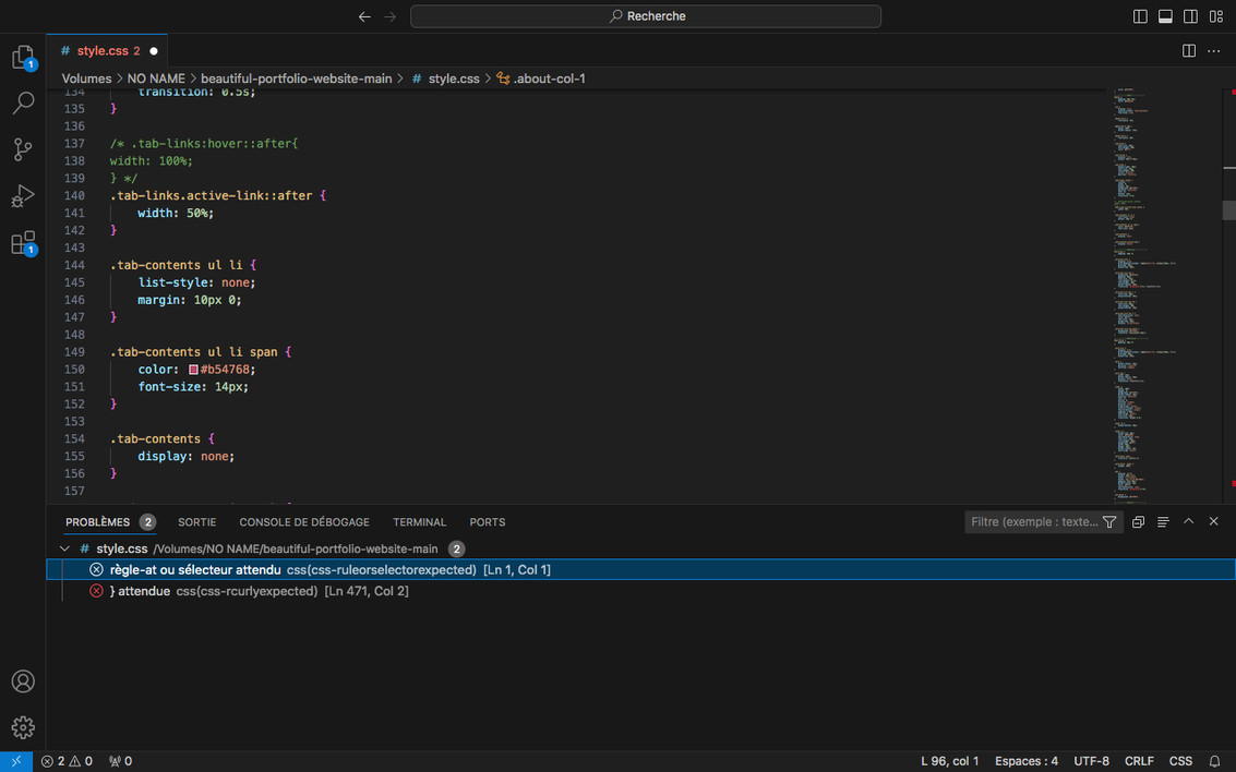 Je vais corriger les erreurs et bugs Javascript, PHP, JQuery, Html et ...