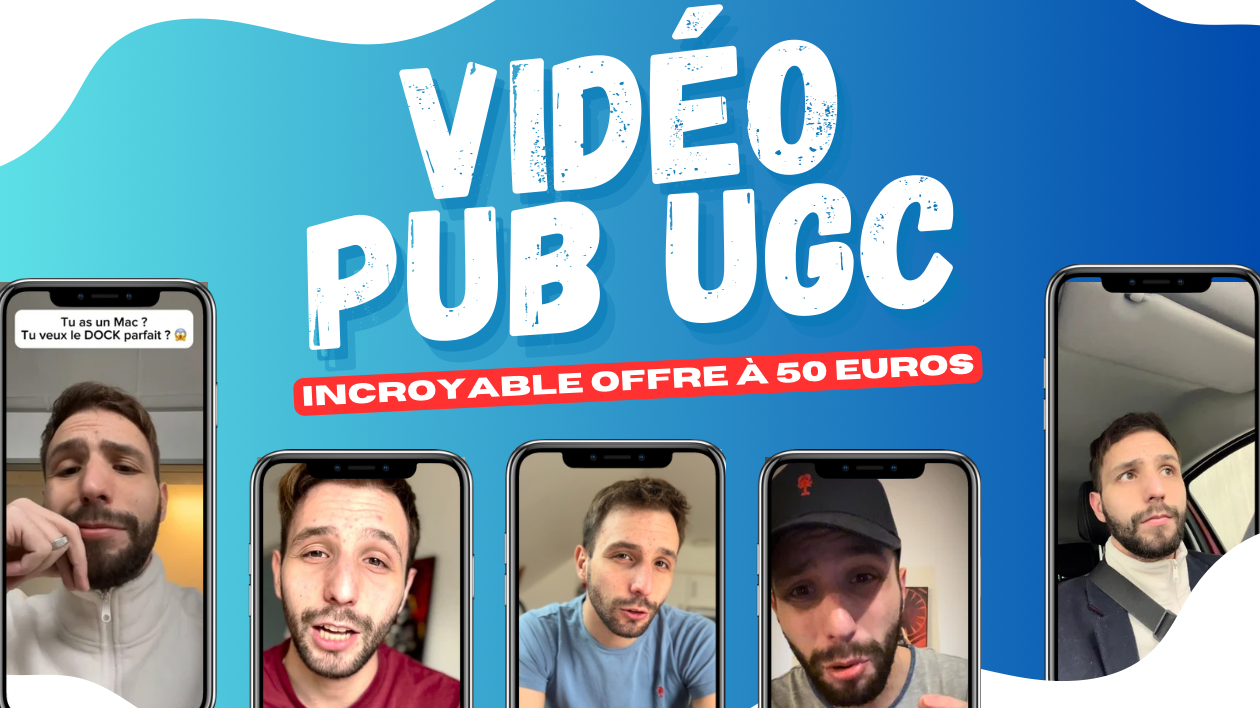 Je vais réaliser votre vidéo pub UGC