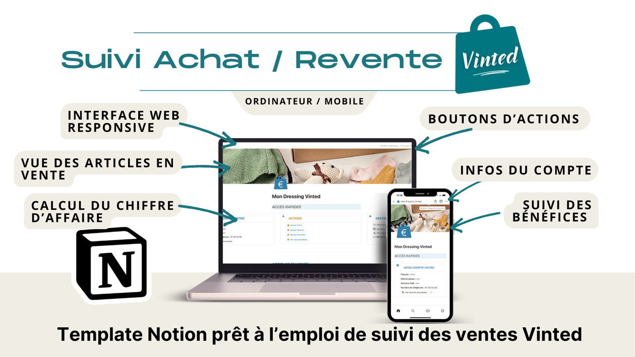 Vinted Tableau Favoris