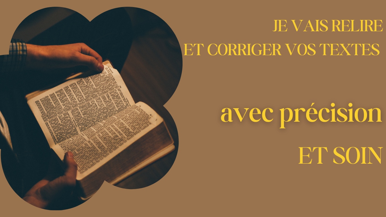 Je vais relire et corriger vos textes avec précision et soin par Maholy ...