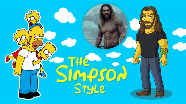 Je vais vous dessinez votre portrait en Simpson style
