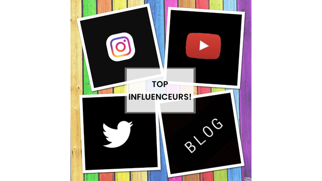 Je vais trouver 25 influenceurs d'instagram, youtube, twitter et/ou blog