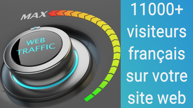 Je vais augmenter votre trafic de 11000 visiteurs français sur votre site web