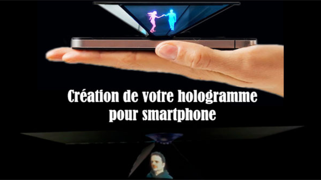 Je vais créer votre hologramme personnalisé pour smartphone