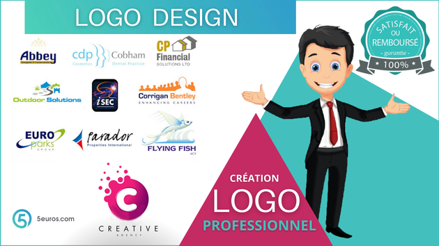 Je vais créer un logo professionnel de qualité pour votre entreprise