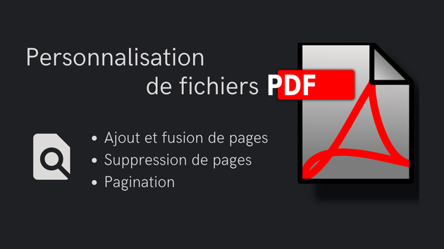Je vais personnaliser votre document PDF