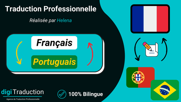 Je vais réaliser une traduction en Portugais ou inversement (100% Bilingue - 500 mots pour 5e)