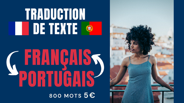 Je vais traduire 800 mots du portugais au français ou du français au  portugais par Marisa_Costa