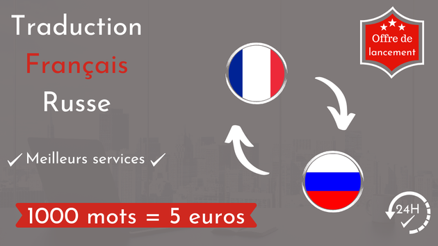 Traduction francais russe sales