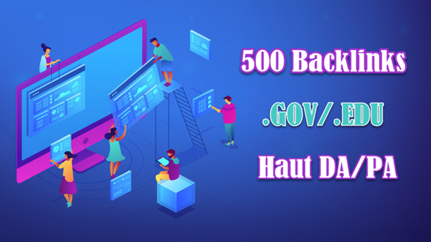Je vais créer 40 Backlinks à fort DA GOV et EDU