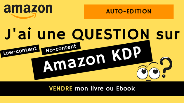 Je vais répondre à ta question sur Amazon KDP