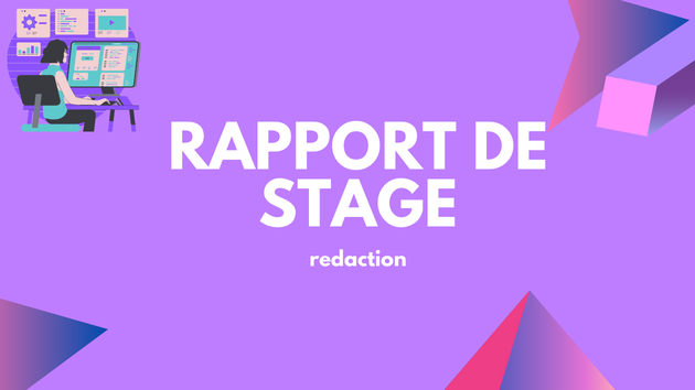 Je vais vous aider à rédiger votre rapport de stage