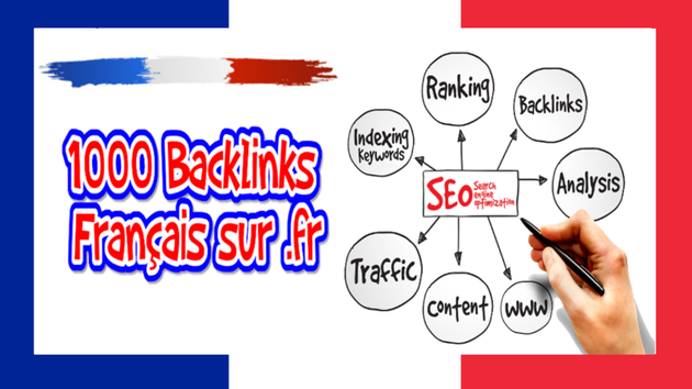 Je vais créer 40 backlinks français à partir de domaine .fr