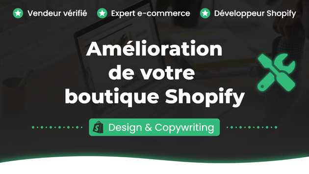 Je vais améliorer le design de votre boutique Shopify