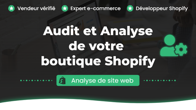 Je vais analyser et faire un audit de votre boutique Shopify