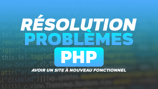 Je vais résoudre les problèmes de votre site en PHP
