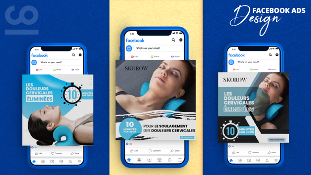 I will créer le visuel de votre Publicité Facebook / Création de Pub ...