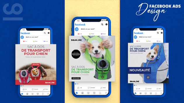 I will créer le visuel de votre Publicité Facebook / Création de Pub ...