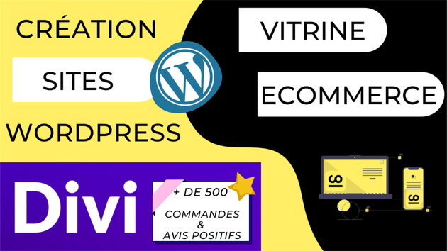 Je vais créer votre site internet Wordpress avec DIVI, clé en main
