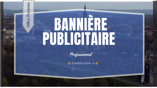 Je vais créez votre Bannière publicitaire professionnel et impactante ...