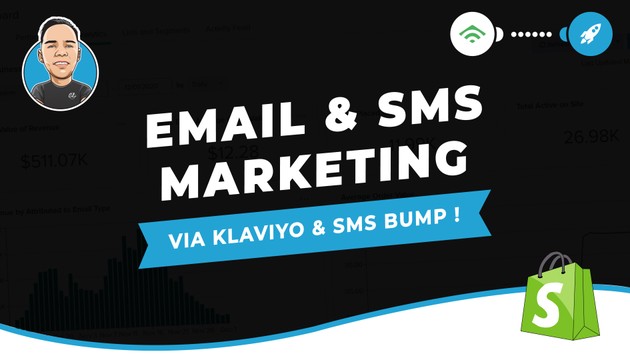 Je vais mettre en place un Système Email/Sms Marketing via Klaviyo et SMS Bump sur votre Boutique Shopify