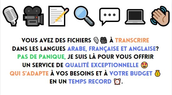Transcrire en francais on sale