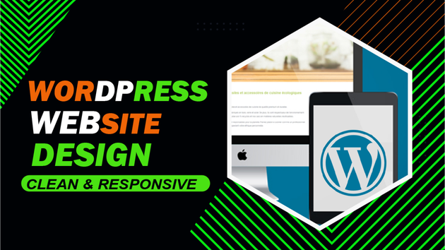 I will create professional wordpress website for you