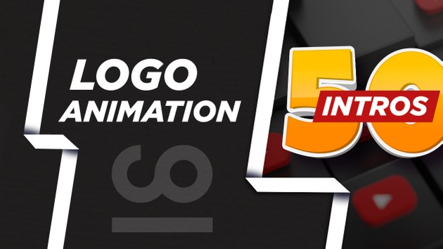 I will create 50 intro logo animations for YouTube videos