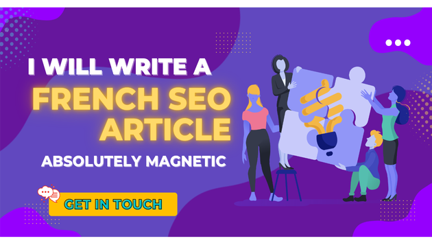 I will write french SEO blog posts that really convert