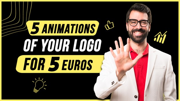 I will do 5 amazing logo animations