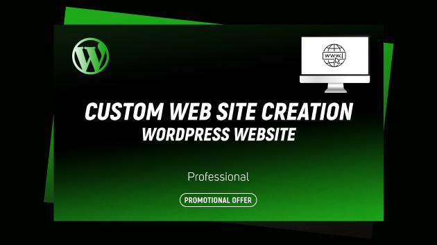 I will create your custom SEO WordPress site*