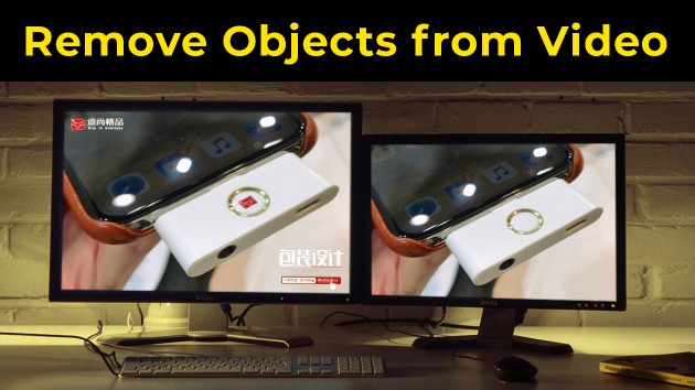 I will remove an object from a video