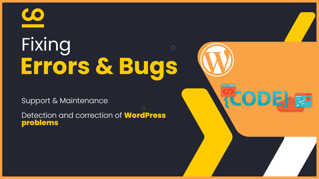 I will fix your WordPress problems and errors