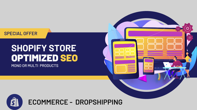 I will create your SEO-optimized Shopify store