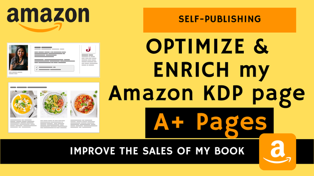 I will create your A plus content and improve your sales page on Amazon KDP