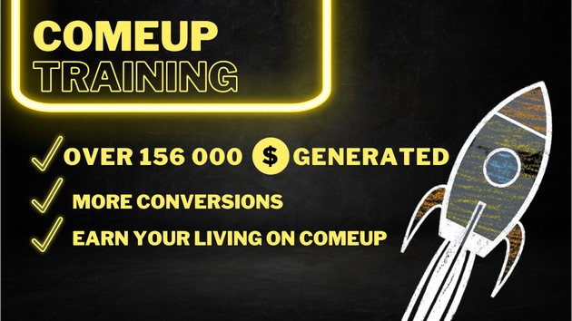 I will provide you with my training on how to sell on ComeUp