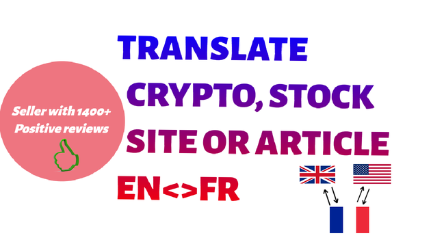 I will translate crypto content from English into French and vice versa