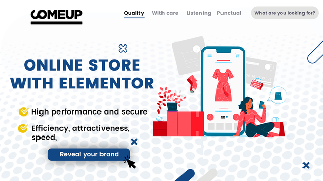 I will create your online store with Elementor
