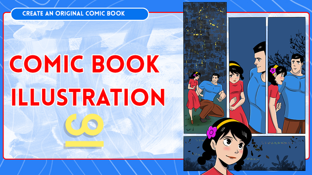 I will draw comic book pages and cover art for you