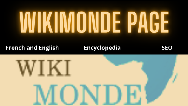 I will create your personal or professional page on Wikimonde for your SEO
