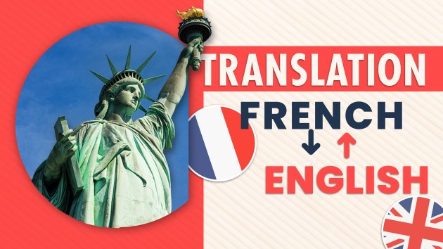 I will translate all your texts English-French or French-English