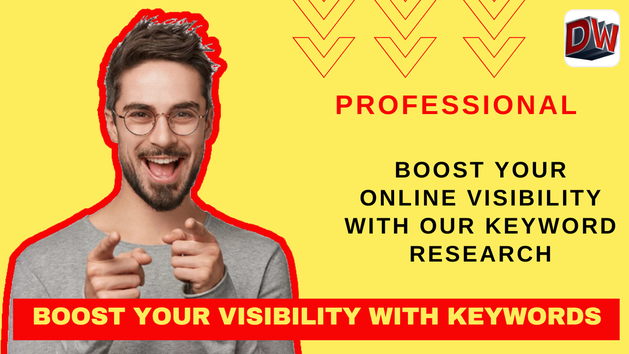 I will boost your online visibility with our keyword research service