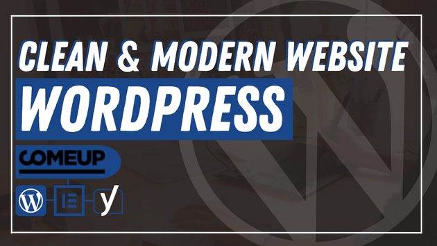 I will develop a clean and modern wordpress website for your business