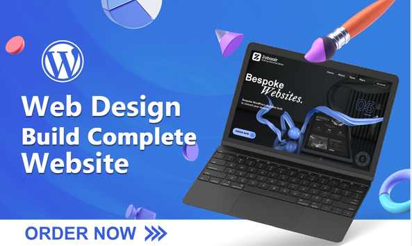 I will create a complete professional website on wordpress