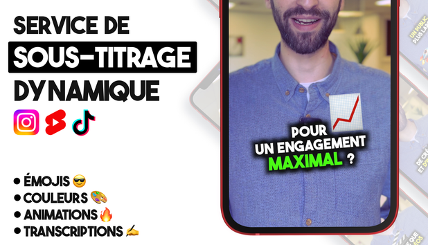 Je vais créer des sous-titres engageants pour vos vidéos TikTok