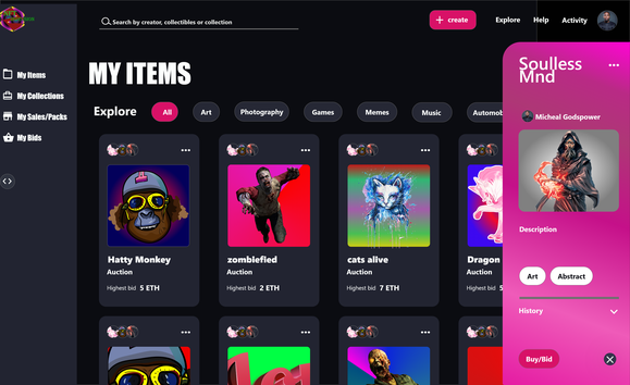 I will create a mind blowing ui design for web and app by Natmik_j