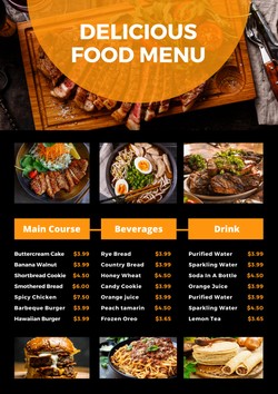 I will do menu design food menu restaurant menu by samirkumarbiswas