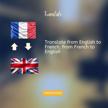 I will discount translate your